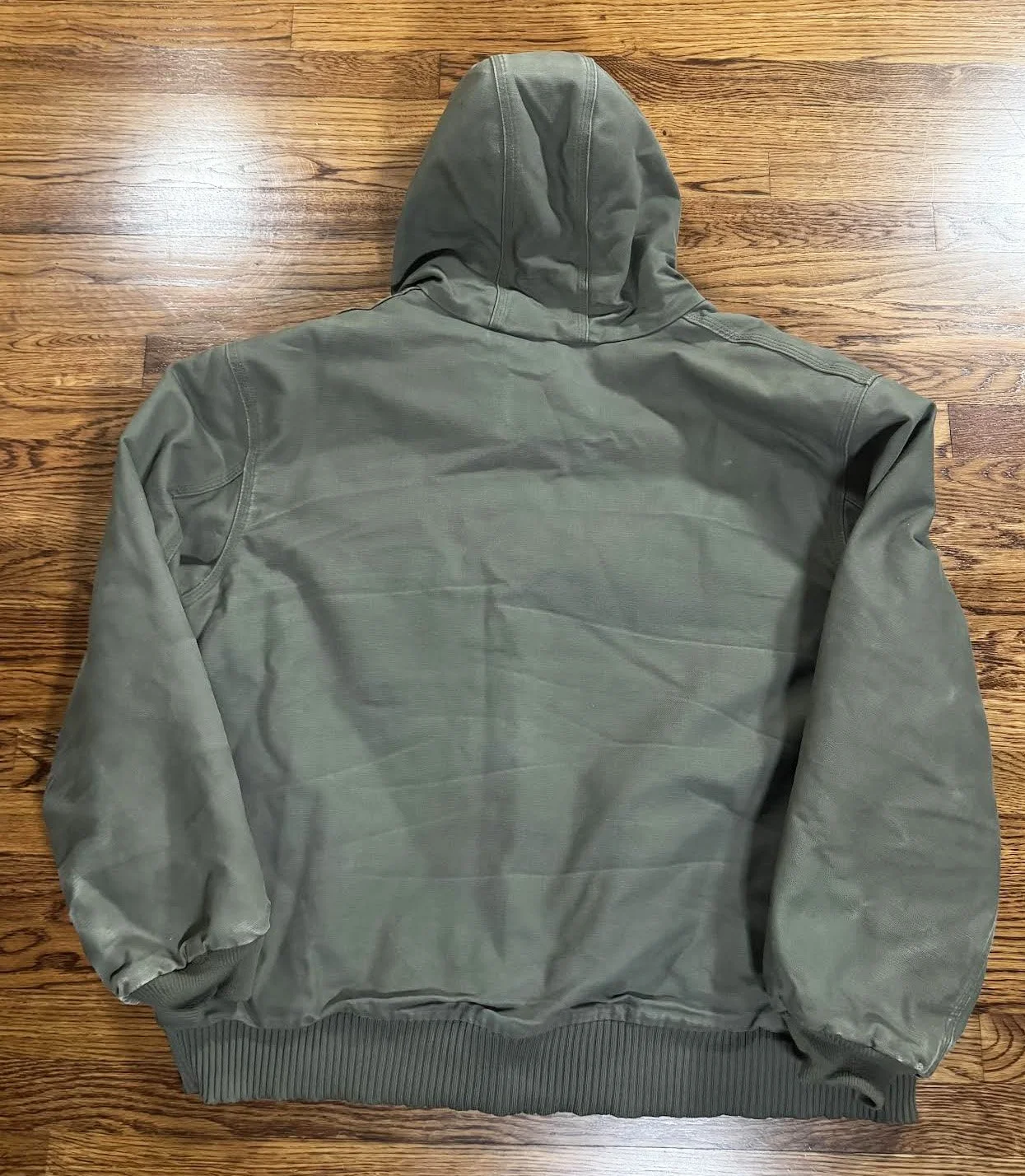 Carhartt Hooded Green / Realtree RN #14806 Jacket (Size XXL) — RootsBK